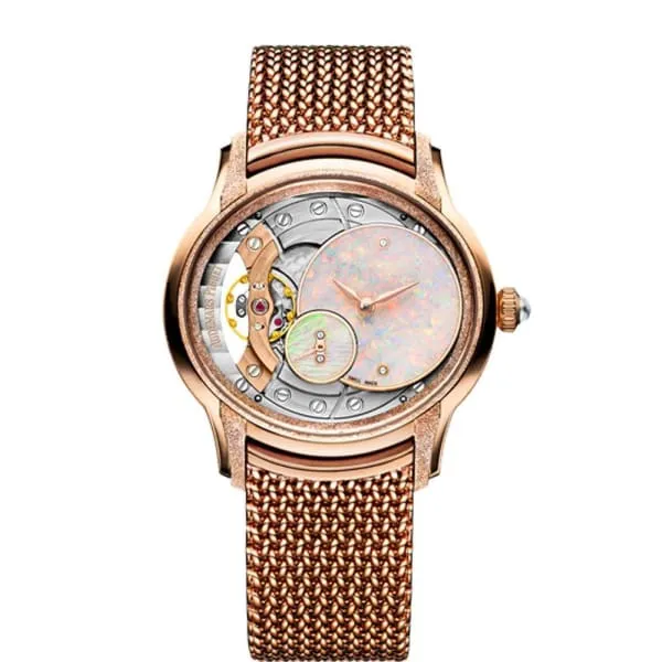 Audemars Piguet Bracelets Audemars Piguet Millenary Frosted Gold 395mm Womens Watch Ref 77244ORGG1272OR01 Opal Dial 18K Rose Gold Bracelet Audemars Piguet Bracelets Audemars Piguet Millenary Frosted Gold 395mm Womens Watch Ref 77244ORGG1272OR01 Opal Dial 18K Rose Gold Bracelet