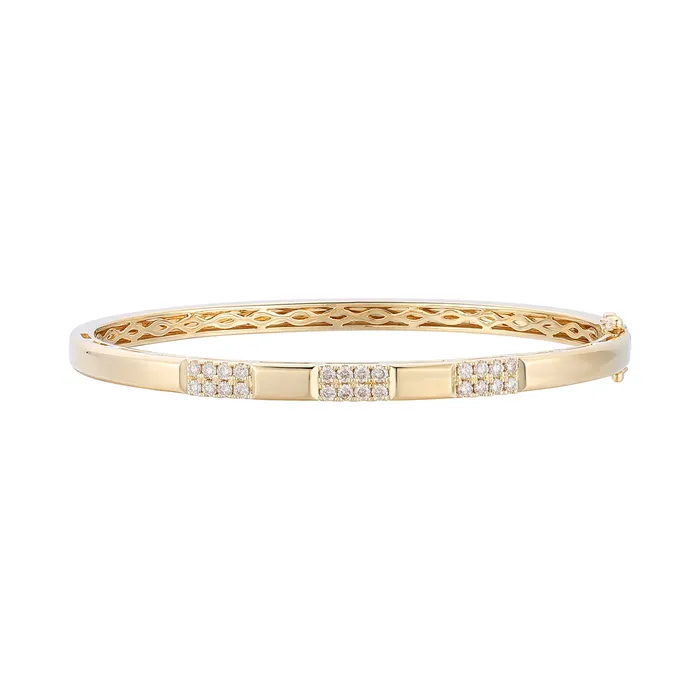 Bracelets Le Vian Le Vian 14K Honey Gold Diamond Bangle Bracelet