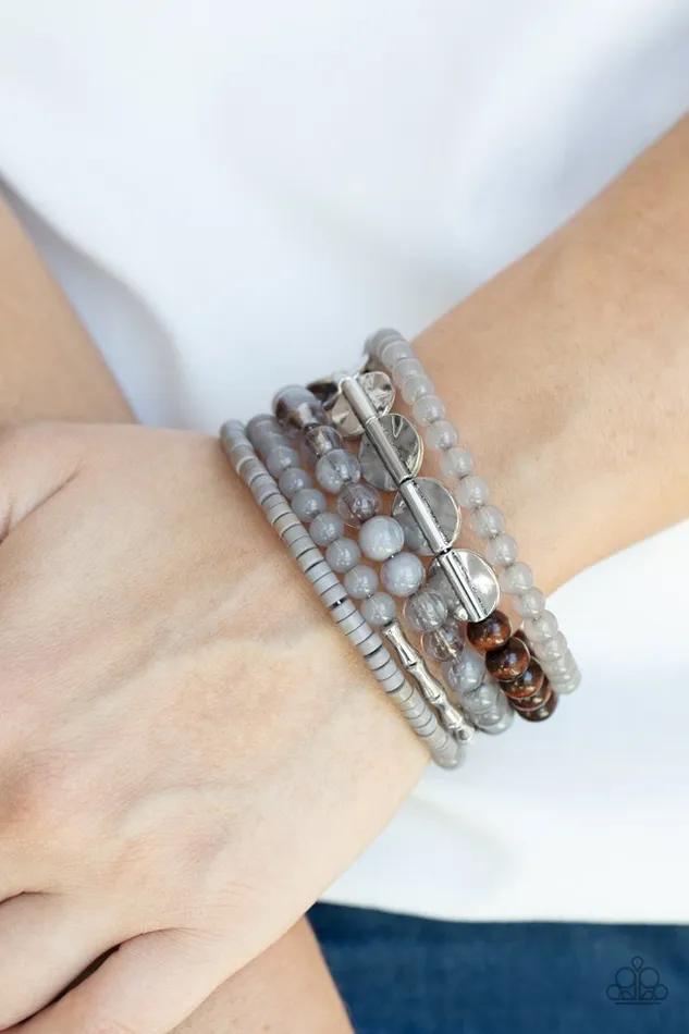 Bracelets Paparazzi Bracelet FreeSpirited Spiral Silver Paparazzi Jewelry