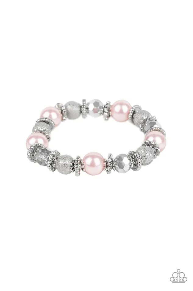 Bracelets Paparazzi Bracelet Sparking Conversation Pink Paparazzi Jewelry