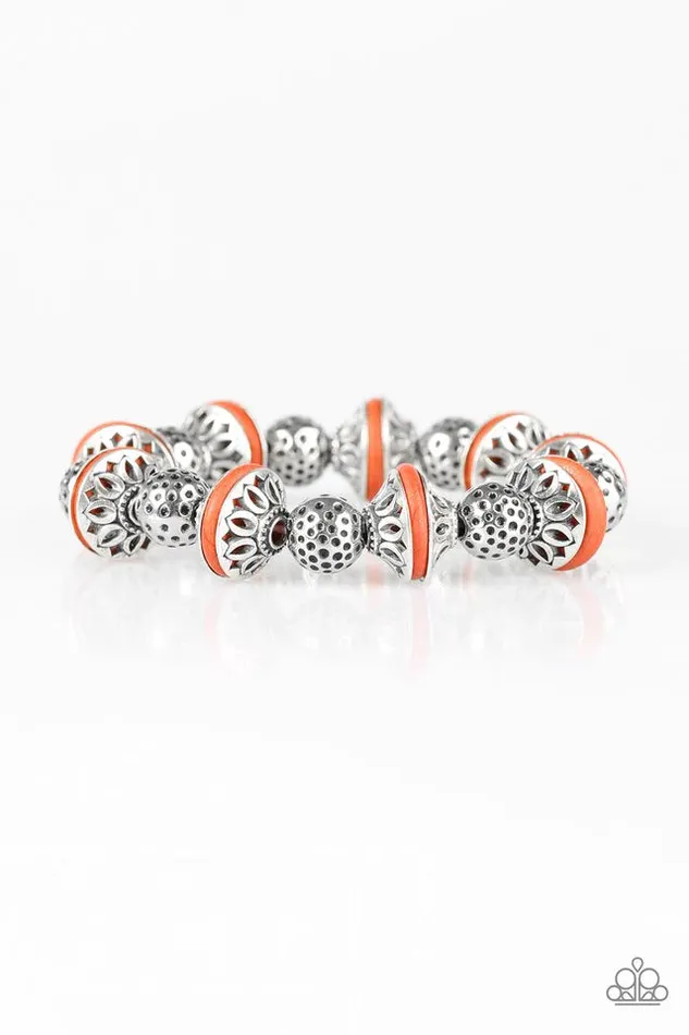 Bracelets Paparazzi Jewelry Paparazzi Bracelet Eastern Enchantment Orange