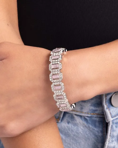 Bracelets Paparazzi Jewelry Paparazzi Bracelet GaspWorthy Glitter Pink