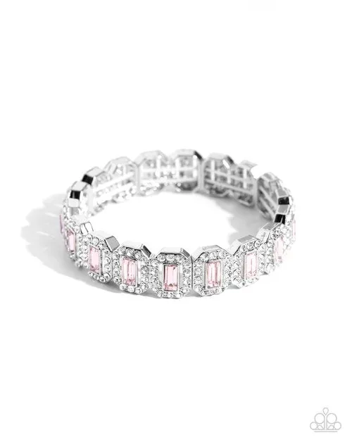 Bracelets Paparazzi Jewelry Paparazzi Bracelet GaspWorthy Glitter Pink Bracelets Paparazzi Jewelry Paparazzi Bracelet GaspWorthy Glitter Pink