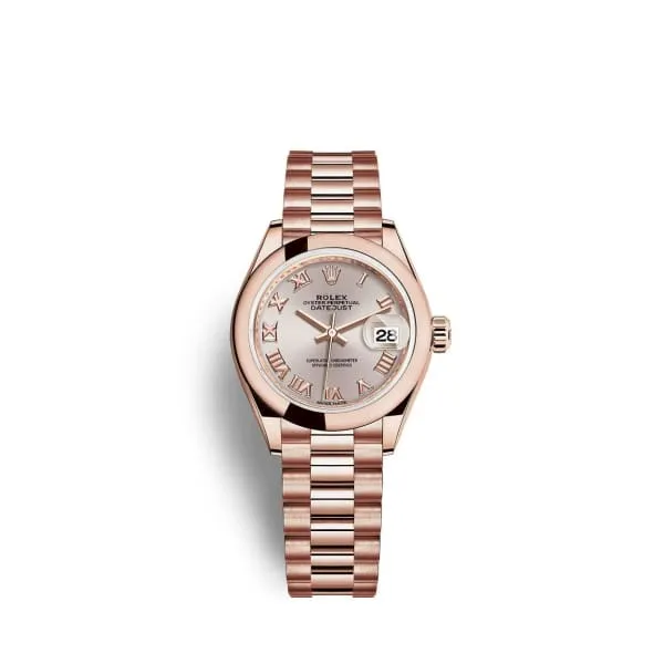 Bracelets Rolex Lady Datejust 28mm Ref 2791650009 Sundust Dial 18K Rose Gold President Bracelet Womens Watch Rolex Bracelets Rolex Lady Datejust 28mm Ref 2791650009 Sundust Dial 18K Rose Gold President Bracelet Womens Watch Rolex