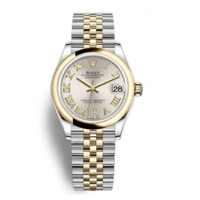 Bracelets Rolex Rolex Datejust 31mm Ref 2782430004 Silver Roman Diamond Dial Two Tone Stainless Steel 18K Yellow Gold Jubilee Bracelet Womens Watch Bracelets Rolex Rolex Datejust 31mm Ref 2782430004 Silver Roman Diamond Dial Two Tone Stainless Steel 18K Yellow Gold Jubilee Bracelet Womens Watch