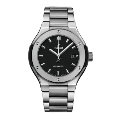 Hublot Classic Fusion Titanium Bracelet 33mm Watch Ref 585NX1170NX Black Dial Titanium Bracelet Hublot Bracelets Hublot Classic Fusion Titanium Bracelet 33mm Watch Ref 585NX1170NX Black Dial Titanium Bracelet Hublot Bracelets