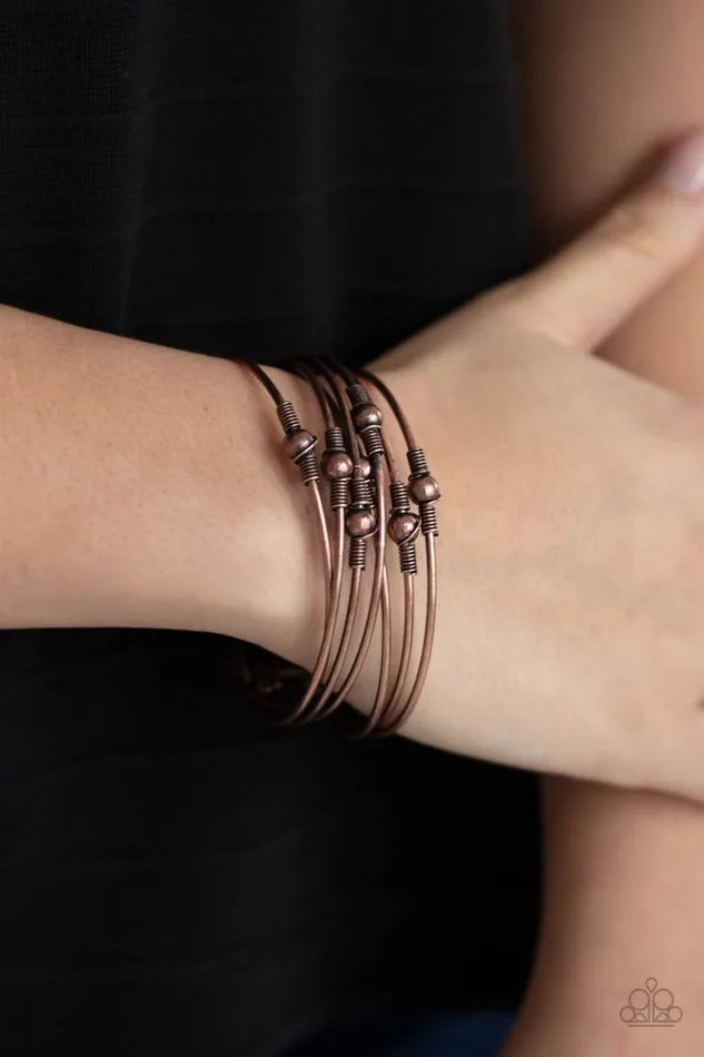 Paparazzi Bracelet Industrial Intricacies Copper Paparazzi Jewelry Bracelets