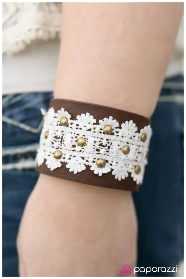 Paparazzi Bracelet Pirates of Penzance Brown Paparazzi Jewelry Bracelets