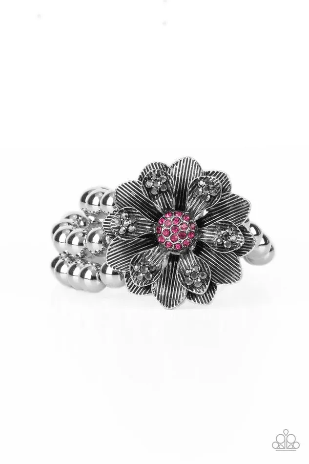 Paparazzi Jewelry Bracelets Paparazzi Bracelet Botanical Bravado Pink Paparazzi Jewelry Bracelets Paparazzi Bracelet Botanical Bravado Pink