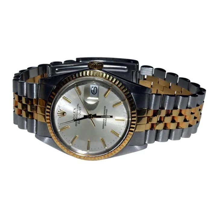 Bracelets Mens Two Tone Rolex Datejust Watch Bracelet Silver Stick Dial GB Bracelets Mens Two Tone Rolex Datejust Watch Bracelet Silver Stick Dial GB