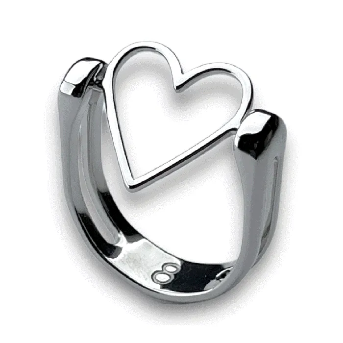 Heartshaped Open Element myconquering Rings