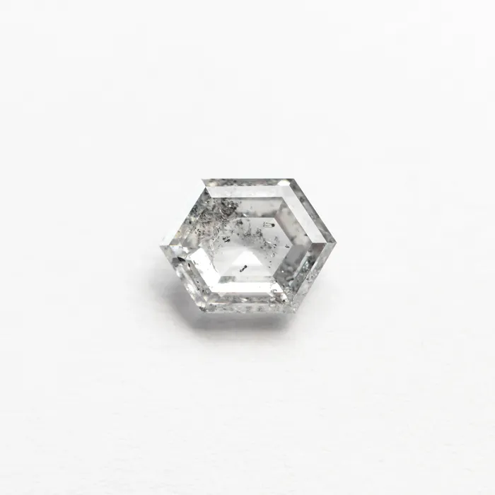 086ct 671x511x289mm Hexagon Step Cut 2458801 Misfit Diamonds Rings