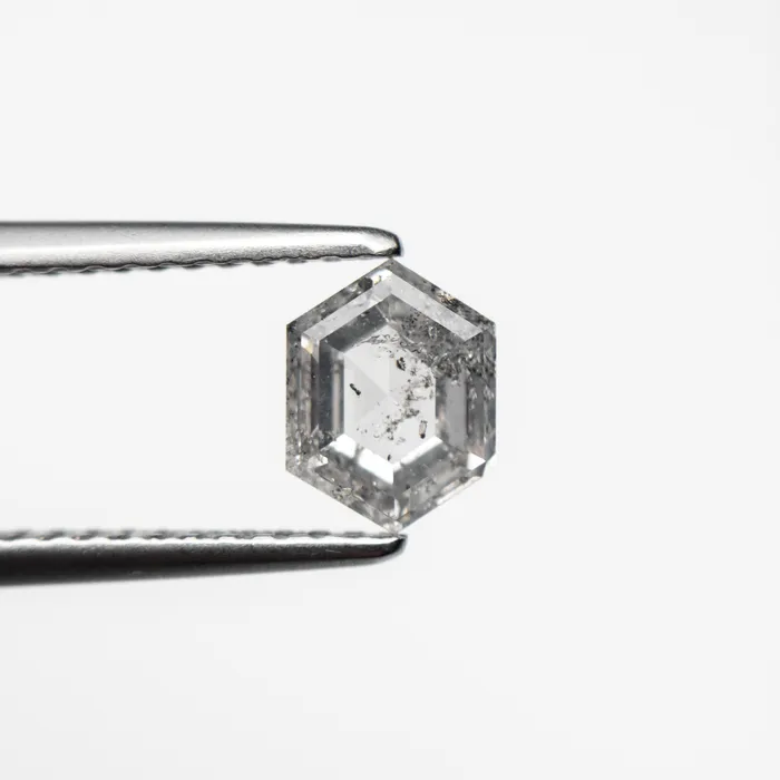 086ct 671x511x289mm Hexagon Step Cut 2458801 Misfit Diamonds Rings