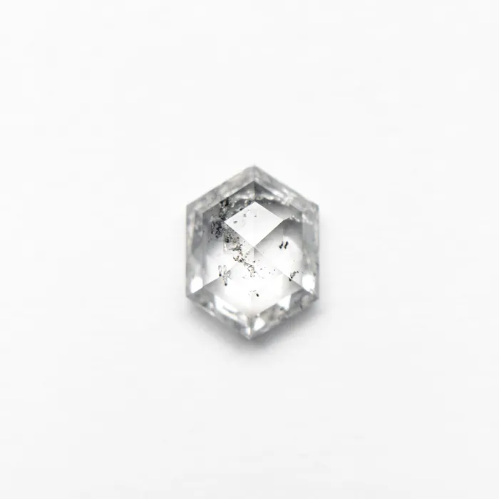 086ct 671x511x289mm Hexagon Step Cut 2458801 Misfit Diamonds Rings
