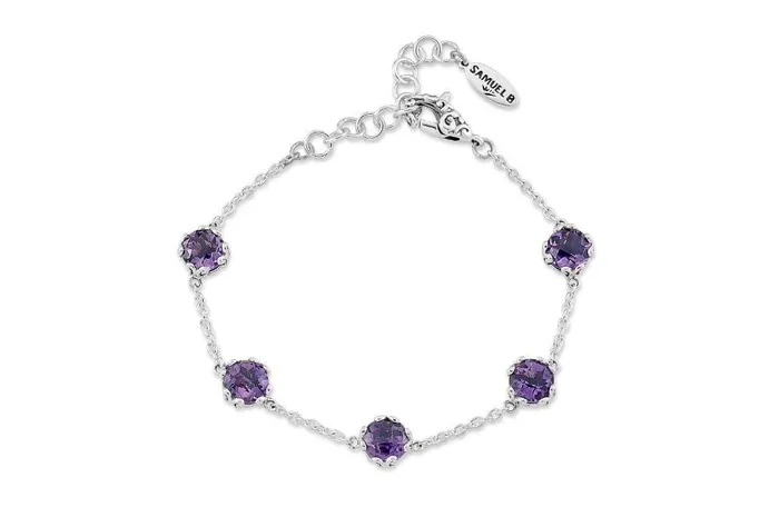 Bracelets Samuel B Glow Bracelet Amethyst