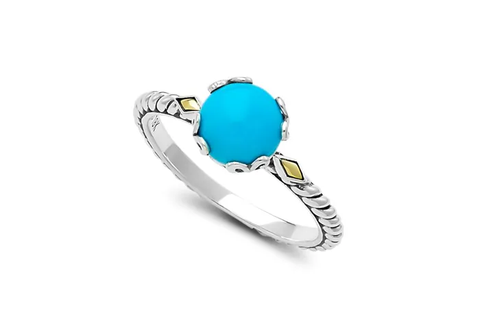 Rings Glow Ring Turquoise Samuel B