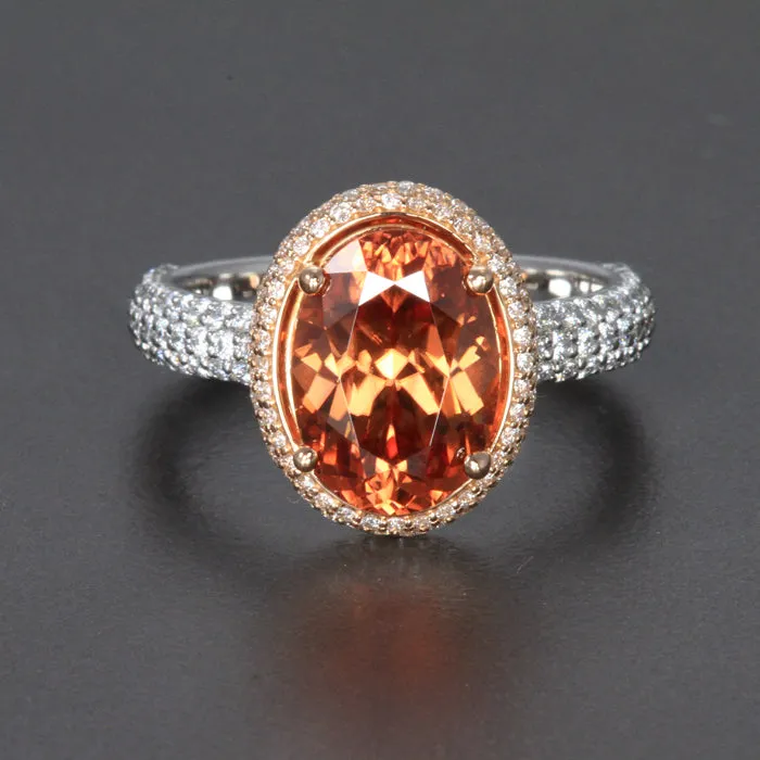 Rings Moriartys Gem Art Ladies Platinum 18K Rose Gold Imperial Zircon and Diamond Ring 596 Carats Rings Moriartys Gem Art Ladies Platinum 18K Rose Gold Imperial Zircon and Diamond Ring 596 Carats