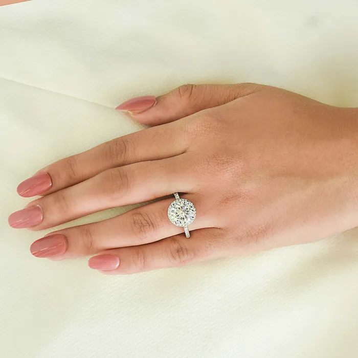 Upakarna Raised Solitaire Ring Rings