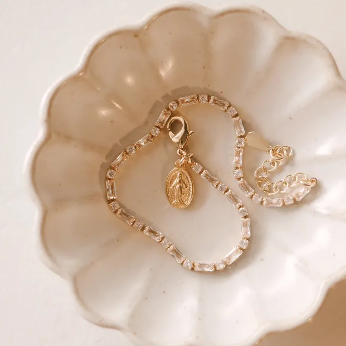 Bracelets Miraculous Medal Tennis Bracelet The Little Catholic