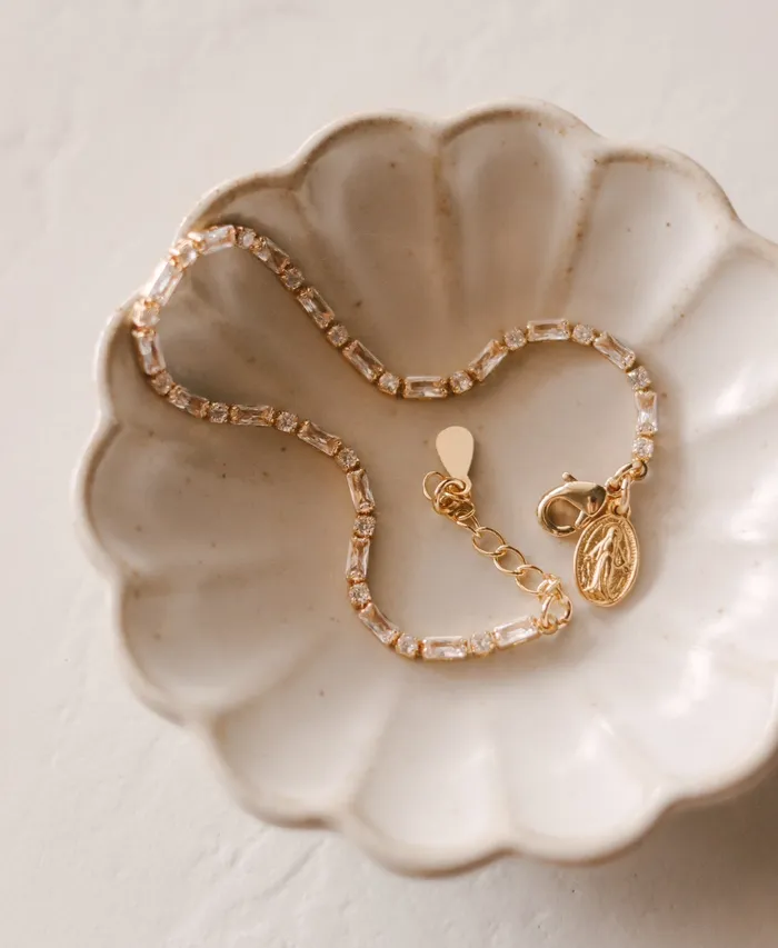 Bracelets Miraculous Medal Tennis Bracelet The Little Catholic