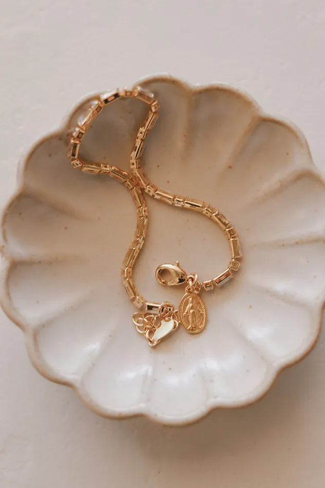 Bracelets Miraculous Medal Tennis Bracelet The Little Catholic