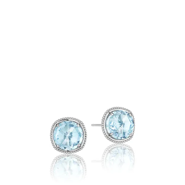 International Diamond Center Earrings Tacori Sky Blue Topaz Stud Earrings