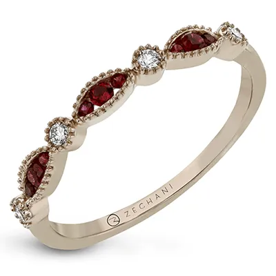 International Diamond Center Rings The Zeghani Stack Color Ring