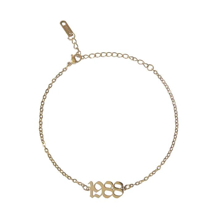 Old English Birthdate Bracelet aiobo Bracelets