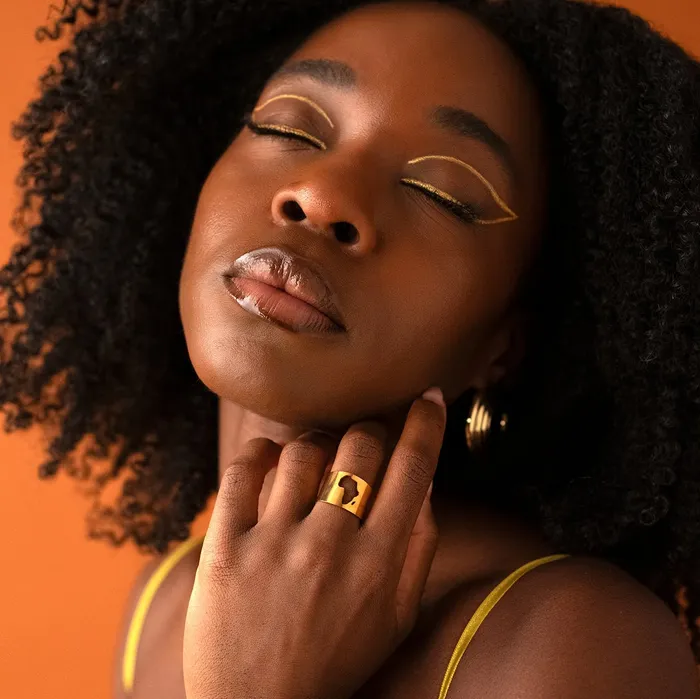 Rings Africa on my Mind Ring Omolola Jewellery