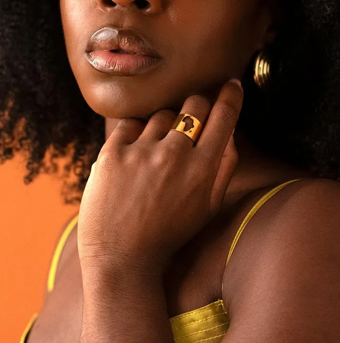 Rings Africa on my Mind Ring Omolola Jewellery
