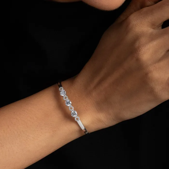 SILVER Bracelets Ethereal CZ Silver Bracelet