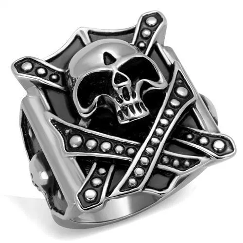 Alamode TK2242 High polished no plating Stainless Steel Ring with No Stone Rings