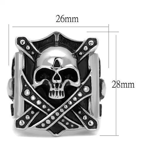 Alamode TK2242 High polished no plating Stainless Steel Ring with No Stone Rings