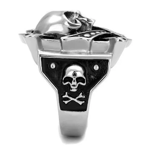Alamode TK2242 High polished no plating Stainless Steel Ring with No Stone Rings