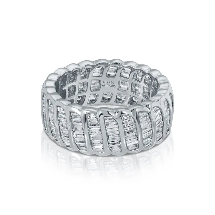 anitako LARGE BAGUETTE DIAMOND ZOE RING Rings