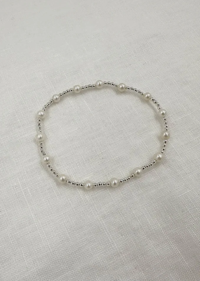 Bella Wren Jewelry Bracelets Perla Bracelet 7 Silver Bella Wren Jewelry Bracelets Perla Bracelet 7 Silver