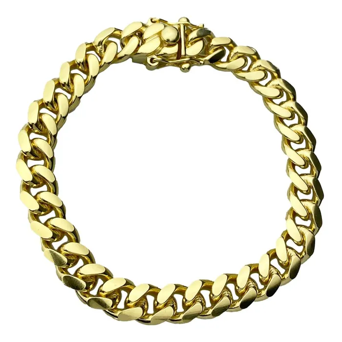 Bracelets 14k Gold Plated over 925 Sterling Silver Bracelet 8 9MM Bling Cartel Admin Bracelets 14k Gold Plated over 925 Sterling Silver Bracelet 8 9MM Bling Cartel Admin