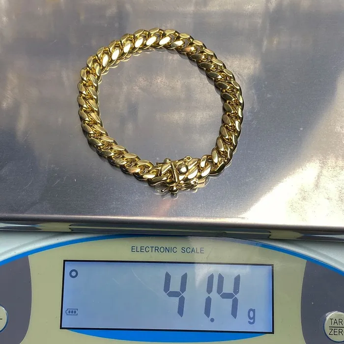 Bracelets 14k Gold Plated over 925 Sterling Silver Bracelet 8 9MM Bling Cartel Admin Bracelets 14k Gold Plated over 925 Sterling Silver Bracelet 8 9MM Bling Cartel Admin