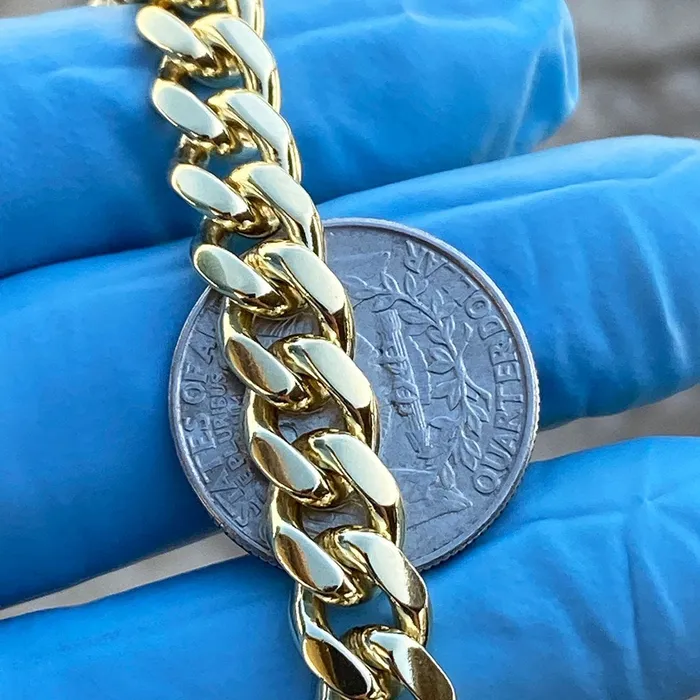 Bracelets 14k Gold Plated over 925 Sterling Silver Bracelet 8 9MM Bling Cartel Admin Bracelets 14k Gold Plated over 925 Sterling Silver Bracelet 8 9MM Bling Cartel Admin
