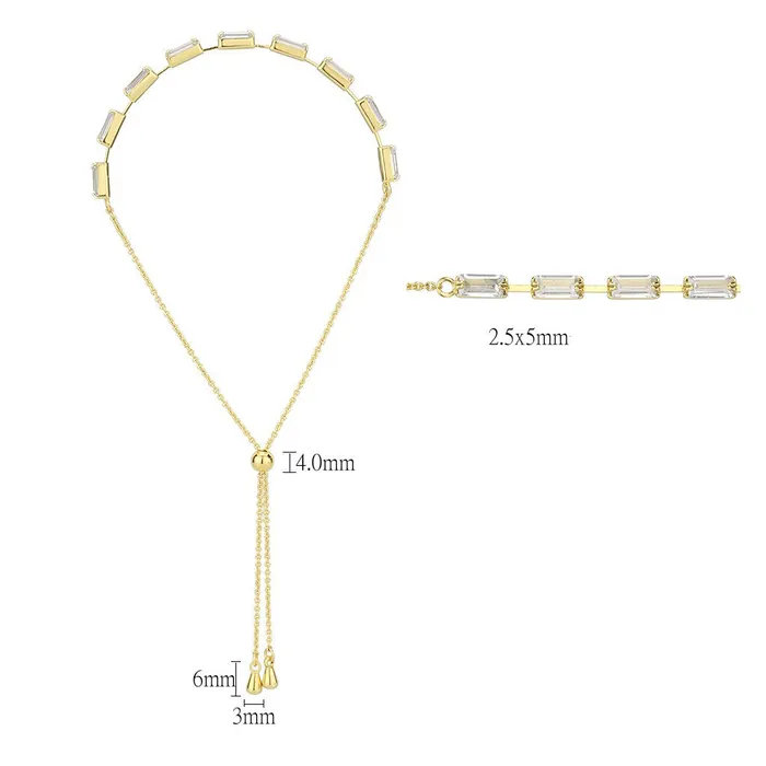 Bracelets Alamode 3W1656 Gold Brass Bracelet with AAA Grade CZ in Clear Bracelets Alamode 3W1656 Gold Brass Bracelet with AAA Grade CZ in Clear