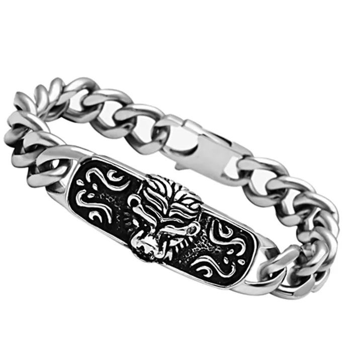 Bracelets Alamode TK436 High polished no plating Stainless Steel Bracelet with No Stone Bracelets Alamode TK436 High polished no plating Stainless Steel Bracelet with No Stone