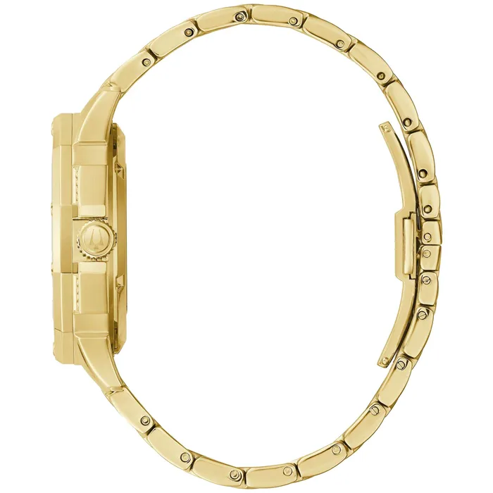 Bracelets Bulova Bulova Mens Watch Octava Automatic Crystal Gold Tone Dial Bracelet 98A292 Bracelets Bulova Bulova Mens Watch Octava Automatic Crystal Gold Tone Dial Bracelet 98A292