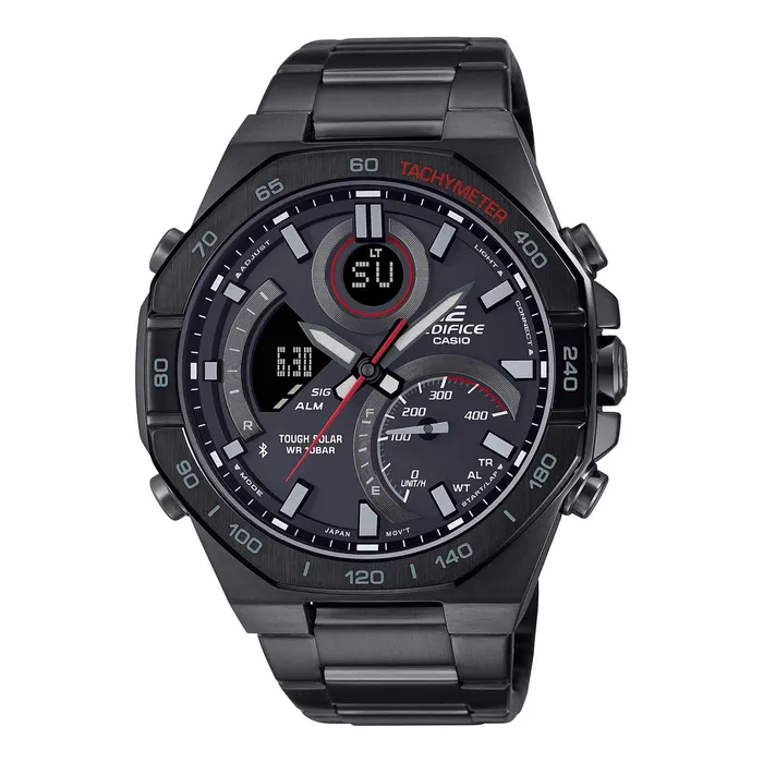 Bracelets Casio Casio Mens Watch Edifice AnaDigi Dial Black Steel Bracelet Bluetooth ECB950DC1A Bracelets Casio Casio Mens Watch Edifice AnaDigi Dial Black Steel Bracelet Bluetooth ECB950DC1A