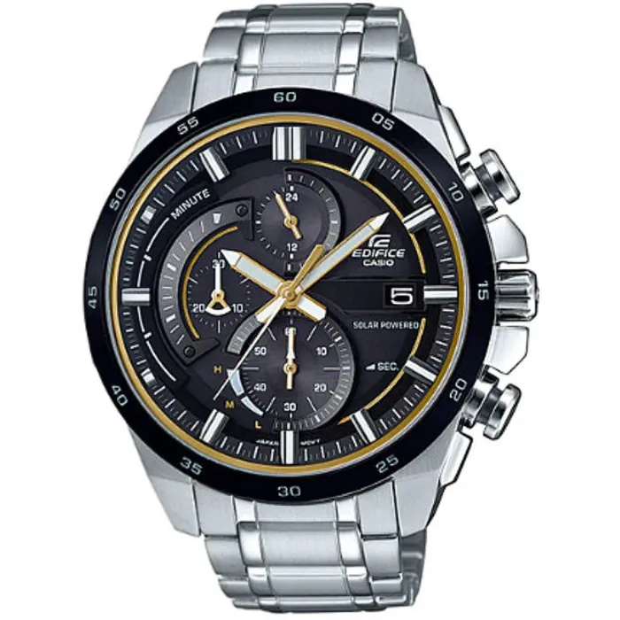 Bracelets Casio Casio Mens Watch Edifice Tough Solar Chronograph Silver Bracelet EQS600DB1A9 Bracelets Casio Casio Mens Watch Edifice Tough Solar Chronograph Silver Bracelet EQS600DB1A9