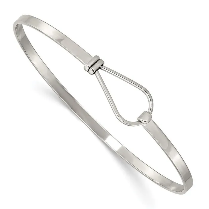 Bracelets Chisel Stainless Steel Polished Flexible 3mm Bangle