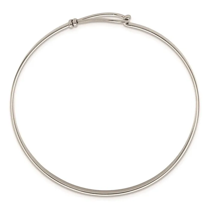 Bracelets Chisel Stainless Steel Polished Flexible 3mm Bangle Bracelets Chisel Stainless Steel Polished Flexible 3mm Bangle