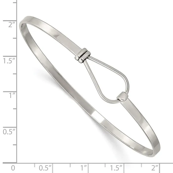 Bracelets Chisel Stainless Steel Polished Flexible 3mm Bangle Bracelets Chisel Stainless Steel Polished Flexible 3mm Bangle
