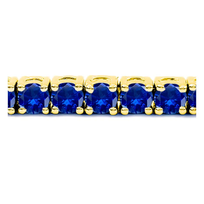 Bracelets deBebians 10 Carat Blue Sapphire Tennis Bracelet