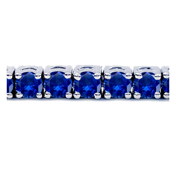 Bracelets deBebians 10 Carat Blue Sapphire Tennis Bracelet