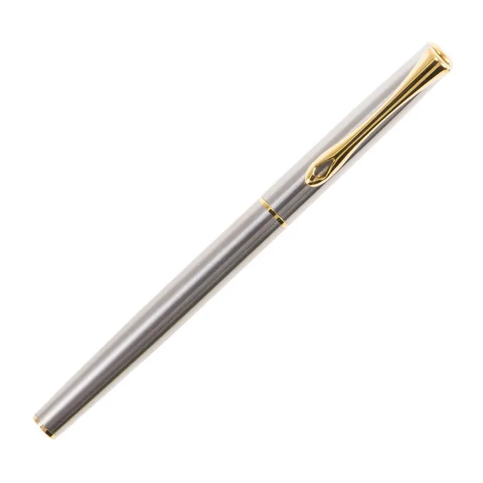 Bracelets Diplomat Diplomat Traveller Fountain Pen Stainless Steel with Gold Trim